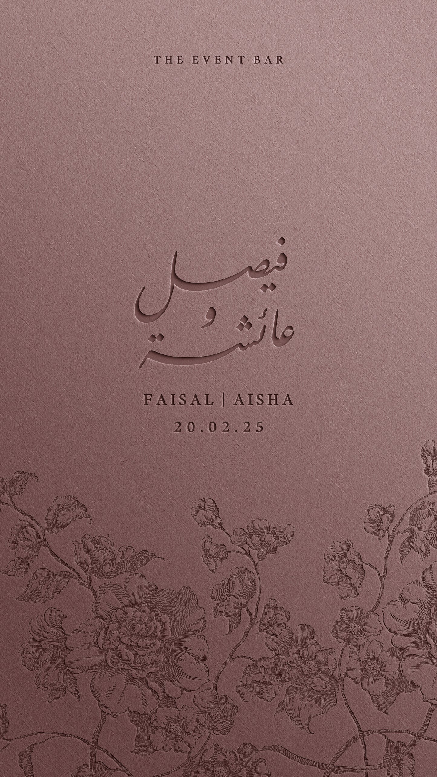 Letter pressed Botanicals